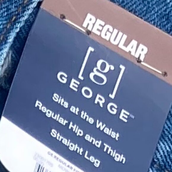 George Straight Legged  Regular Fit Jeans - Picture 3 of 3
